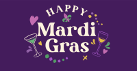 Mardi Gras Toast Facebook ad Image Preview