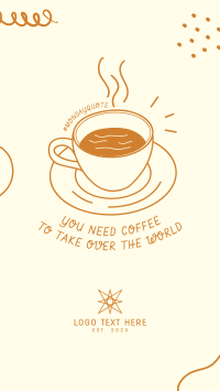 Monday Coffee Quote Instagram Story Image Preview