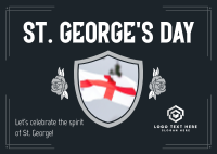 St. George's Day Celebration Postcard Preview