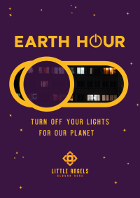 Lights Off Planet Poster Design