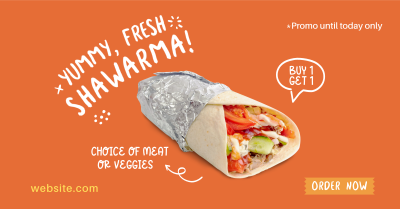 Yummy Shawarma Facebook ad Image Preview