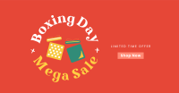 Boxing Day Is Coming Facebook Ad Design