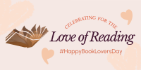 Book Lovers Day Twitter Post Design