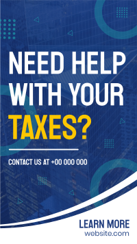 Tax Assistance Instagram reel Image Preview