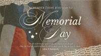 Rustic Memorial Day Facebook Event Cover Design