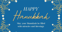 Hanukkah Celebration Facebook Ad Design