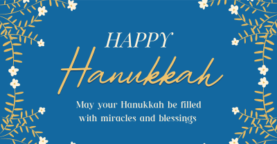 Hanukkah Celebration Facebook ad Image Preview