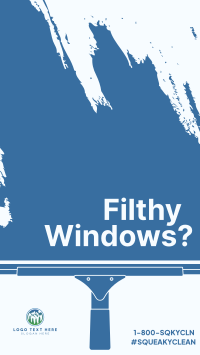 Filthy Window Cleaner Facebook story Image Preview