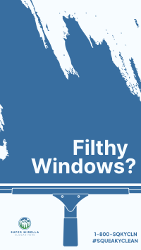 Filthy Window Cleaner Facebook Story Image Preview