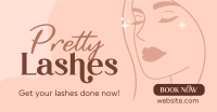 Sparkling Lashes Facebook ad Image Preview