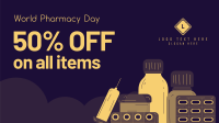 Happy World Pharmacist Day Facebook Event Cover Design