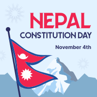 Nepal Day Instagram Post Design