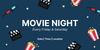 Fun Movie Night Twitter post Image Preview