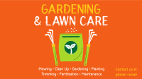 Seeding Lawn Care Facebook Event Cover Design