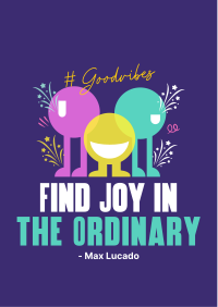 Finding Joy Quote Flyer Image Preview