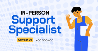 Tech Support Specialist Facebook ad Image Preview