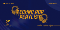 Techno Pop Music Twitter Post Image Preview