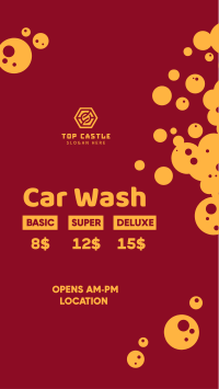 Car Wash Promotion Facebook story Image Preview