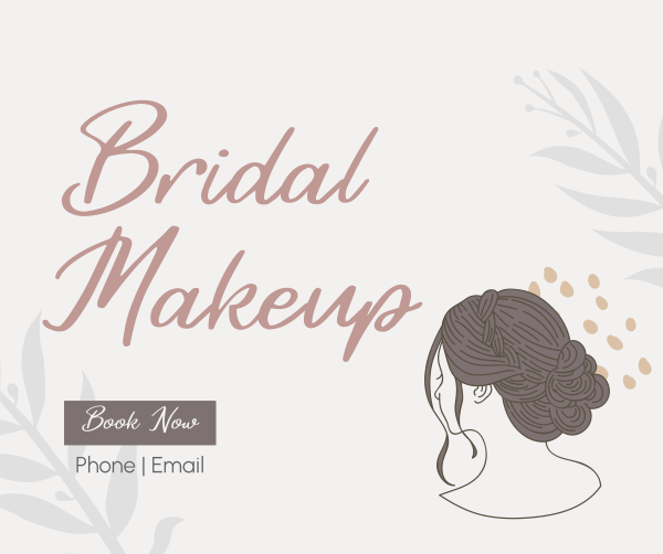 Bridal Makeup Facebook Post Design