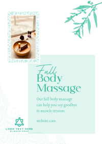 Luxe Body Massage Flyer Design