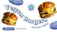 Vegan Burgers Facebook Event Cover Design