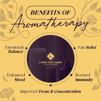 Luxurious Aromatherapy Benefits Instagram Post Preview