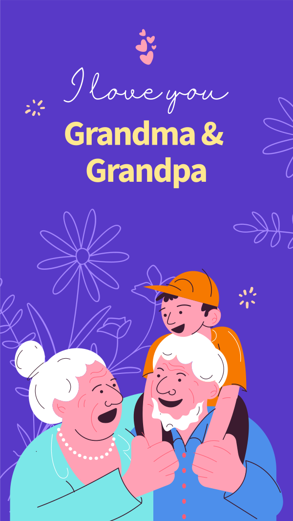 Grandparents Day Letter Instagram Story Design Image Preview