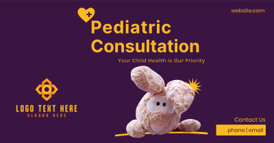 Pediatric Bunny Facebook Ad Image Preview