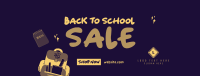 Back to School Sale Facebook cover Image Preview