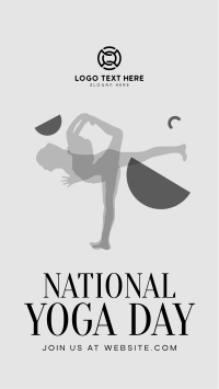 National Yoga Day TikTok video Image Preview