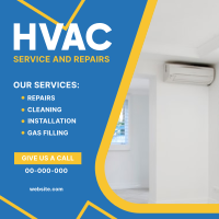 HVAC Services Instagram Post Design