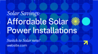 Solar Power Installations Animation Design