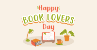 Book Day Greeting Facebook Ad Design