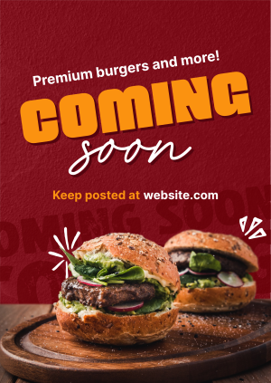 Burgers & More Coming Soon Poster Image Preview