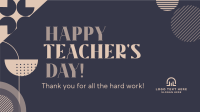 Generic Teacher Greeting Facebook event cover Image Preview