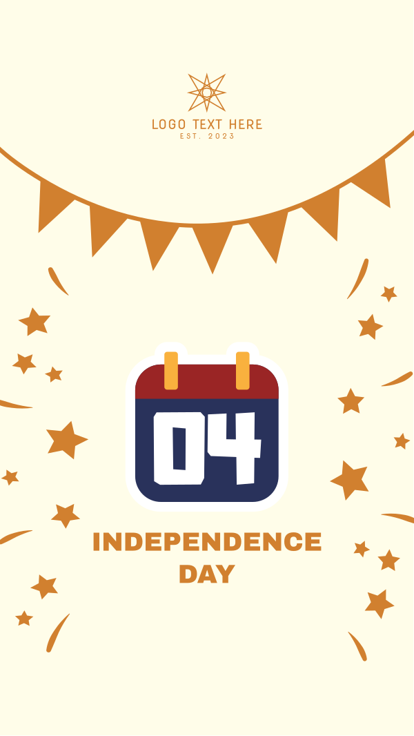 Independence Day Calendar  Facebook Story Design Image Preview