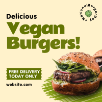 Vegan Burgers Linkedin Post Image Preview