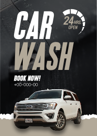 Car Wash Professional Service Flyer Design