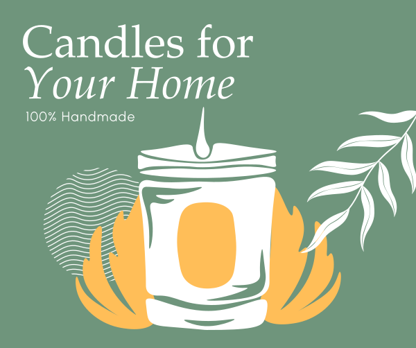 Boho Candle Collection Facebook Post Design Image Preview