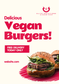 Vegan Burgers Flyer Design
