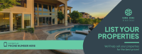 Villa Property Listing Facebook cover Image Preview