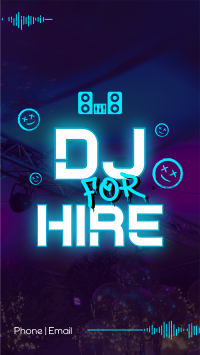 Hiring Party DJ Facebook story Image Preview