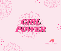 Girl Power Facebook Post Design