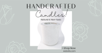 Handcrafted Candle Shop Facebook Ad Design