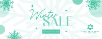 Winter Snowball  Sale Facebook cover Image Preview