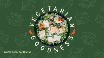 Vegetarian Goodness Facebook event cover Image Preview