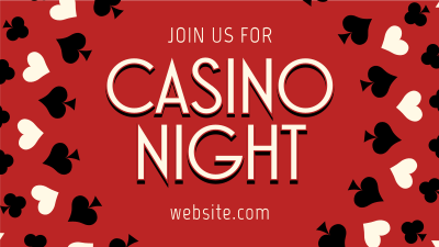 Casino Night Facebook event cover Image Preview