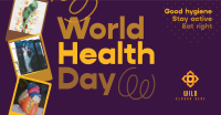 Retro World Health Day Facebook ad Image Preview