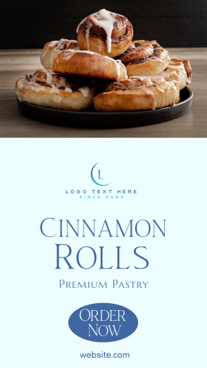 Cinnamon Rolls Elegant Instagram story Image Preview