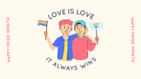 Love is Love Zoom Background Image Preview